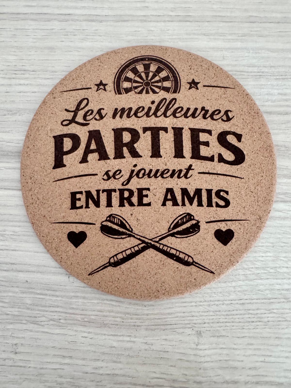 Dessous de plat en liège – « Les meilleures parties se jouent entre amis »