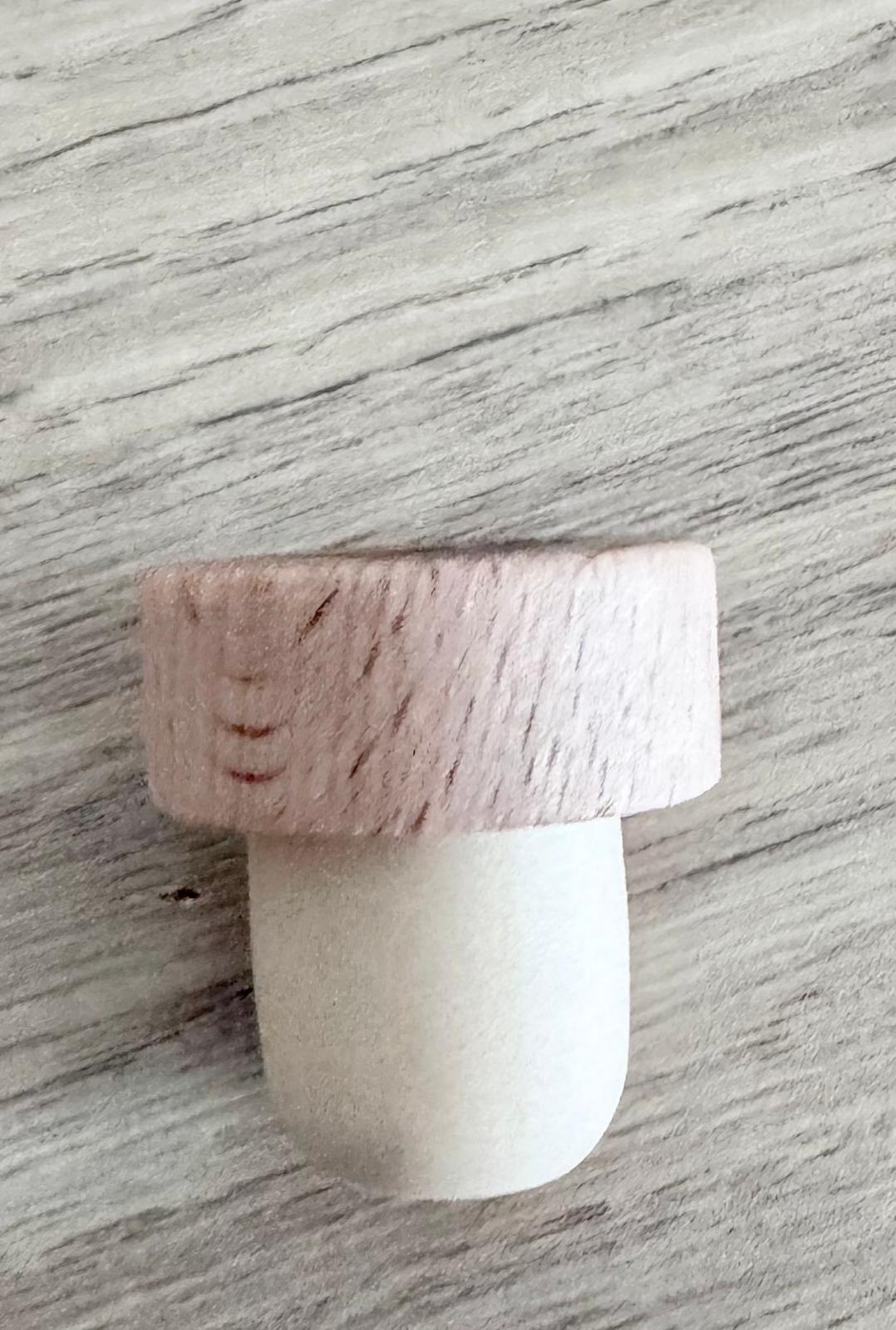 🍷 Bouchon de vin en bois – Thème Fléchettes