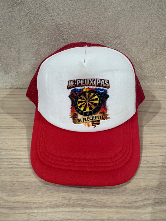 🎯🧢 Casquette trucker – Thème fléchettes