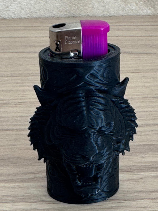 Étui de Briquet Original avec briquet – Impression 3D Tigre