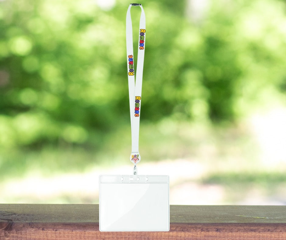 Lanyard with badge holder