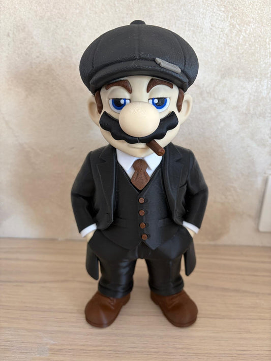Figurine Mario Peaky Blinders – Impression 3D 🍄🕴️🚬