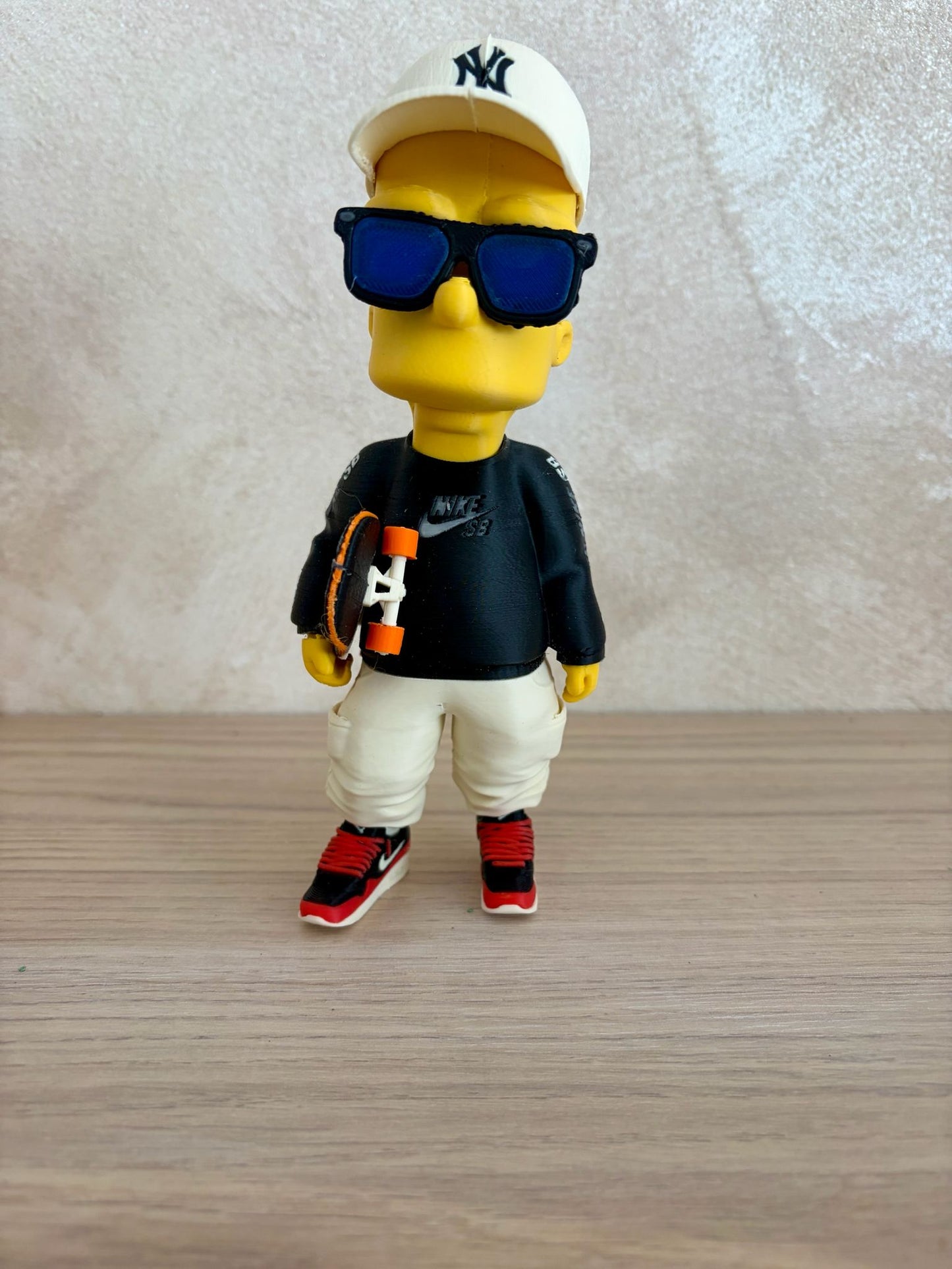 Bart Simpson Skateboarder Figurine – 3D Print 🎮🛹