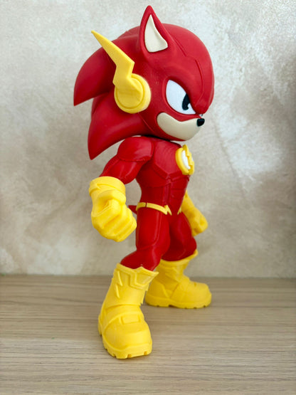 Sonic Flash Figurine – 3D Printed ⚡🔴