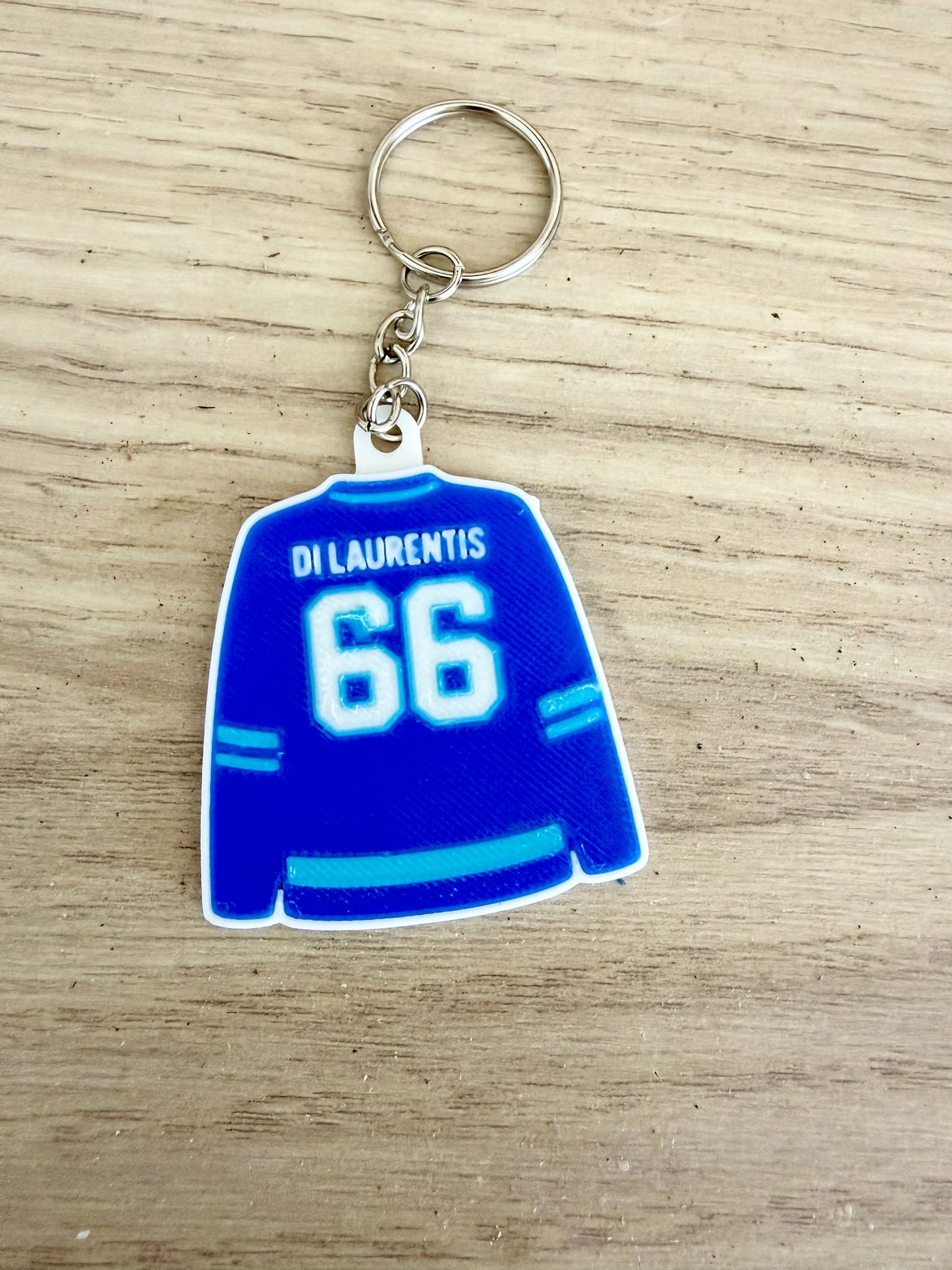 Porte-clé Maillot Hockey Personnalisé 🏒💙