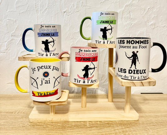 🏹 Mug Personnalisé - Collection "Tir à l'Arc" (5 Modèles au choix)