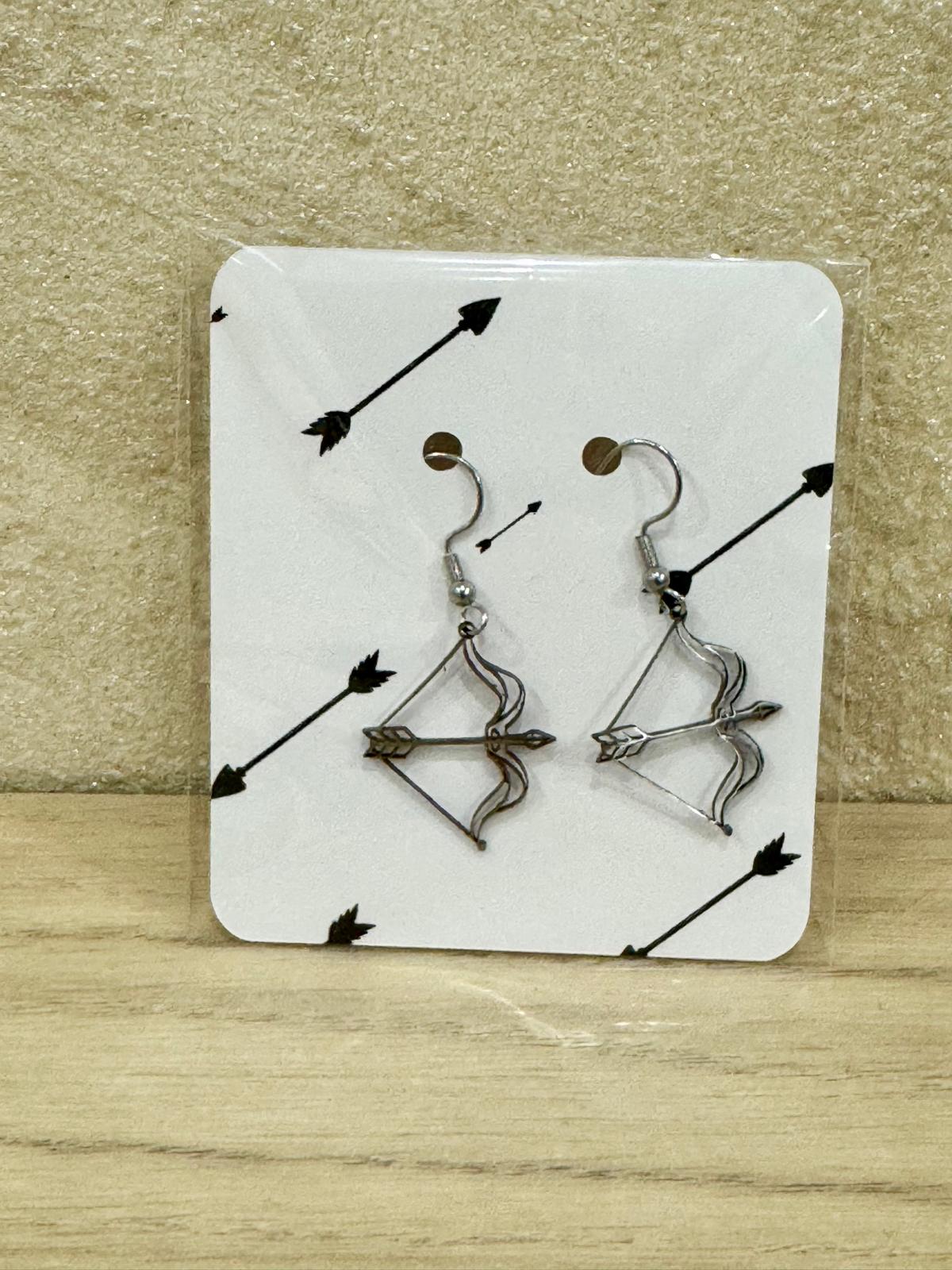 Boucles d’oreilles Or ou Argent “Arc & Flèche” – L’élégance d’une passion