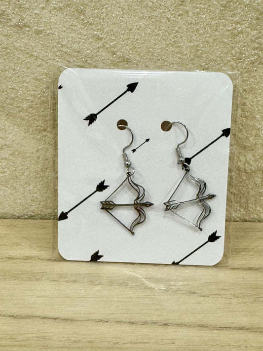 Boucles d’oreilles Or ou Argent “Arc & Flèche” – L’élégance d’une passion