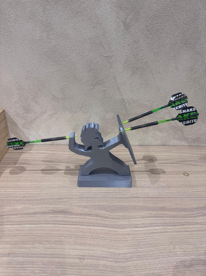 🎯 Support de Fléchettes – Design Guerrier – Impression 3D en PLA