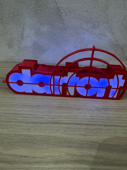 Lampe LED porte-fléchettes imprimée en 3D