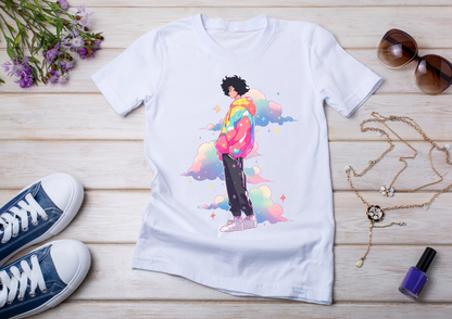 T-shirt Retro Anime Nostalgia – 61 modèles au choix – Noir ou Blanc