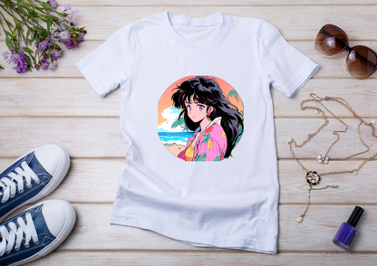 T-shirt Retro Anime Nostalgia – 61 modèles au choix – Noir ou Blanc