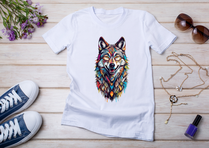 T-shirt Psychedelic Design personnalisé – 100 motifs au choix – Noir ou Blanc
