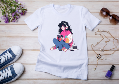 T-shirt Retro Anime Nostalgia – 61 modèles au choix – Noir ou Blanc