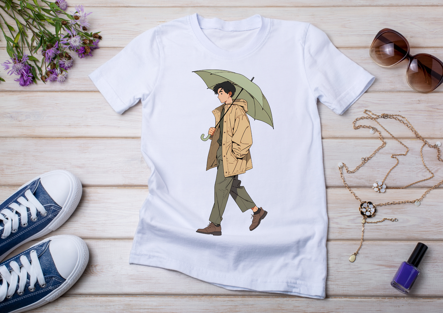 T-shirt Retro Anime Nostalgia – 61 modèles au choix – Noir ou Blanc