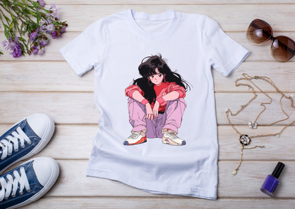 T-shirt Retro Anime Nostalgia – 61 modèles au choix – Noir ou Blanc
