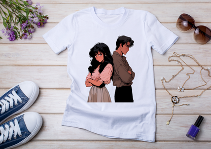 T-shirt Retro Anime Nostalgia – 61 modèles au choix – Noir ou Blanc