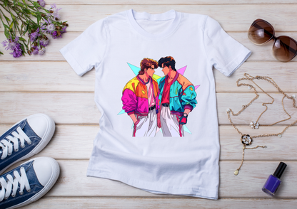 T-shirt Retro Anime Nostalgia – 61 modèles au choix – Noir ou Blanc