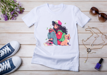 T-shirt Retro Anime Nostalgia – 61 modèles au choix – Noir ou Blanc