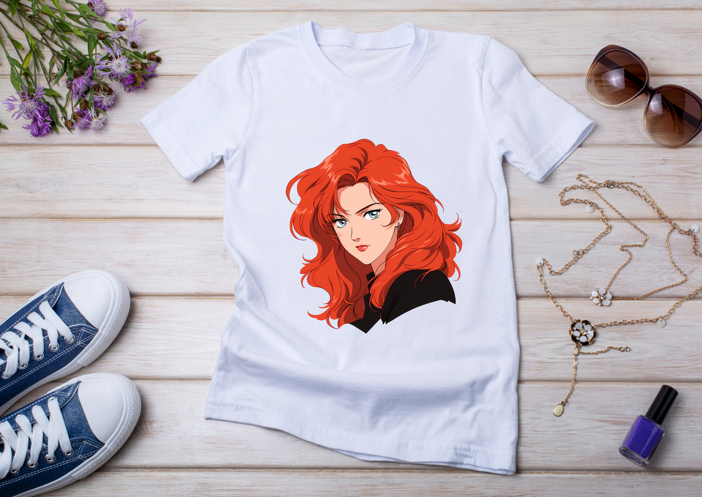 T-shirt Retro Anime Nostalgia – 61 modèles au choix – Noir ou Blanc