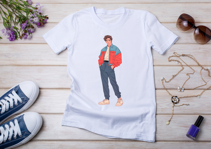 T-shirt Retro Anime Nostalgia – 61 modèles au choix – Noir ou Blanc