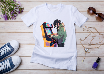T-shirt Retro Anime Nostalgia – 61 modèles au choix – Noir ou Blanc