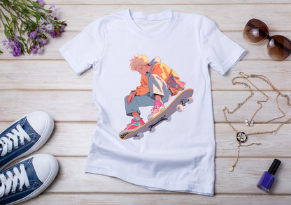 T-shirt Retro Anime Nostalgia – 61 modèles au choix – Noir ou Blanc