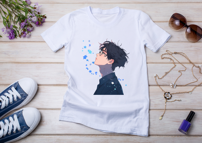 T-shirt Retro Anime Nostalgia – 61 modèles au choix – Noir ou Blanc