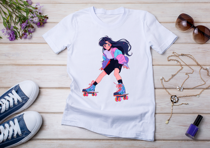 T-shirt Retro Anime Nostalgia – 61 modèles au choix – Noir ou Blanc