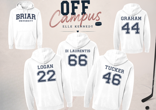 Sweat à Capuche Briar University – Blanc – Off Campus