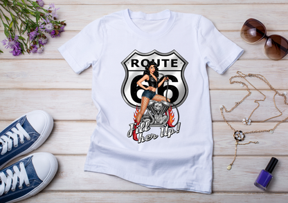 🖤 T-shirt Femme Style Pin-Up Vintage – Collection Rock & Biker