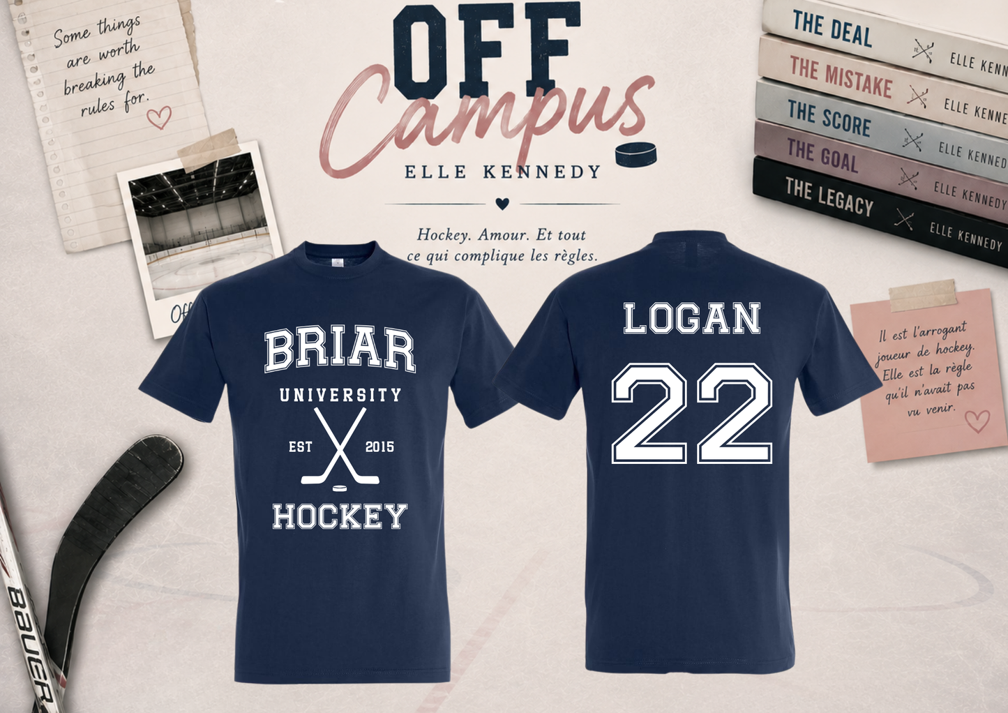 T-shirt Briar University Hockey – Off Campus