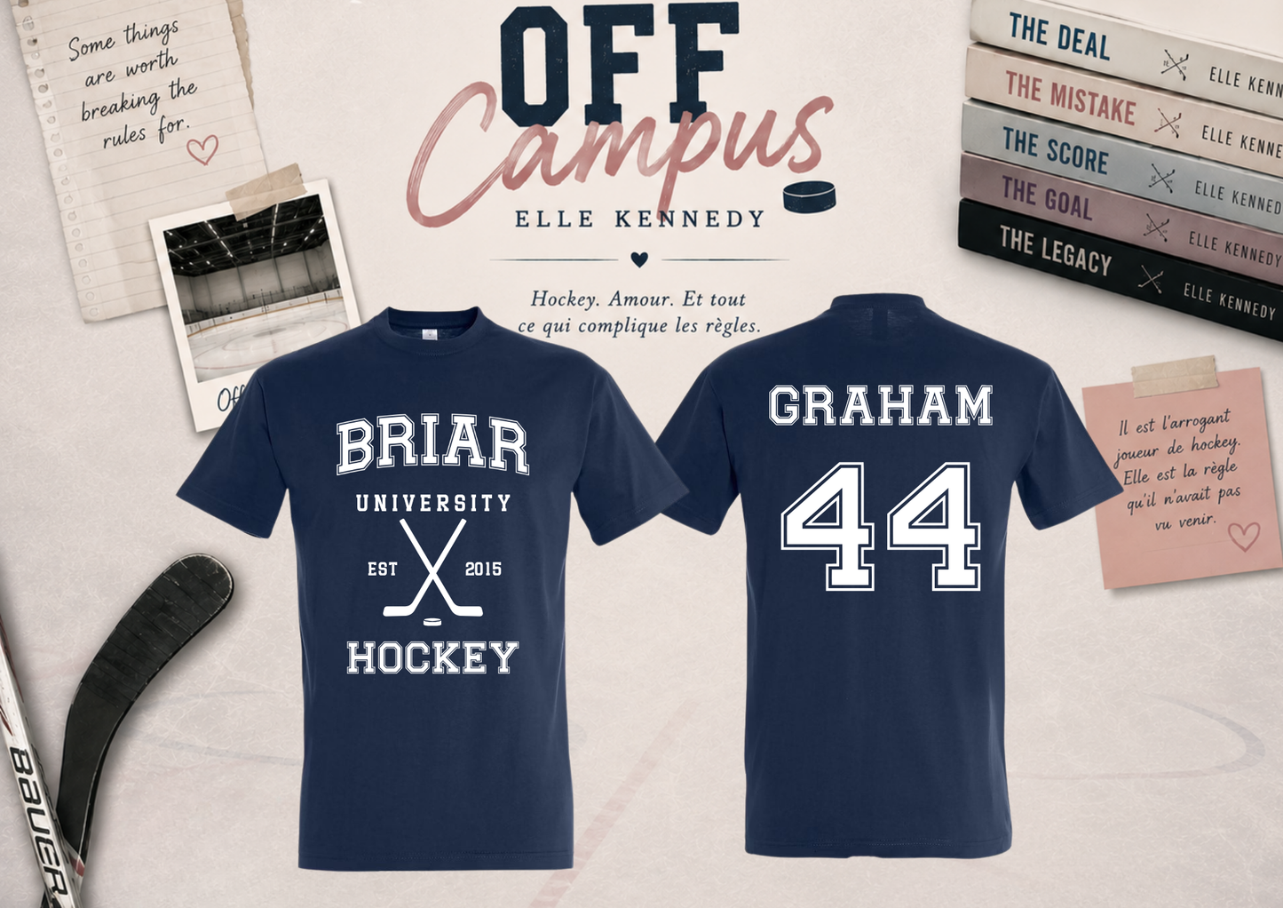 T-shirt Briar University Hockey – Off Campus
