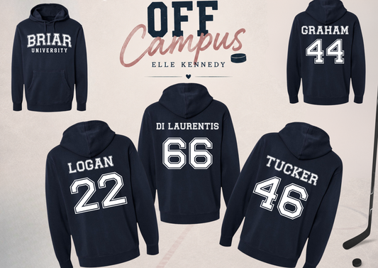 Sweat à Capuche Briar University – Bleu Marine – Off Campus