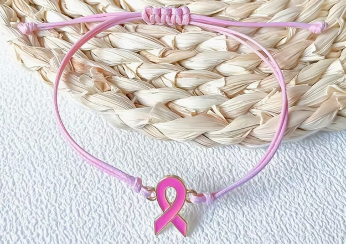 Bracelet Ruban Rose 🎀 – Octobre Rose