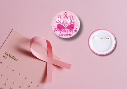 Broches Octobre Rose (16 modèles)