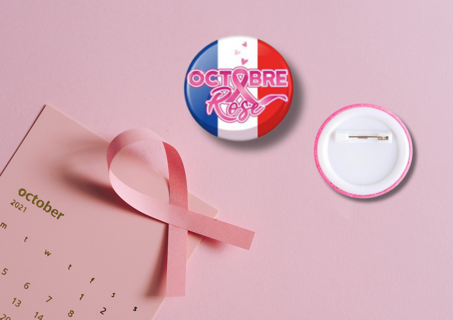 Broches Octobre Rose (16 modèles)