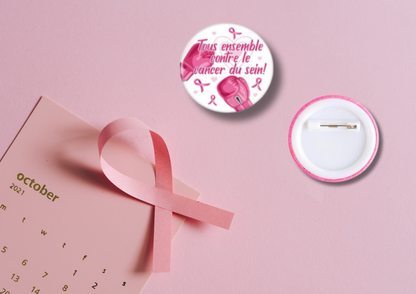 Broches Octobre Rose (16 modèles)