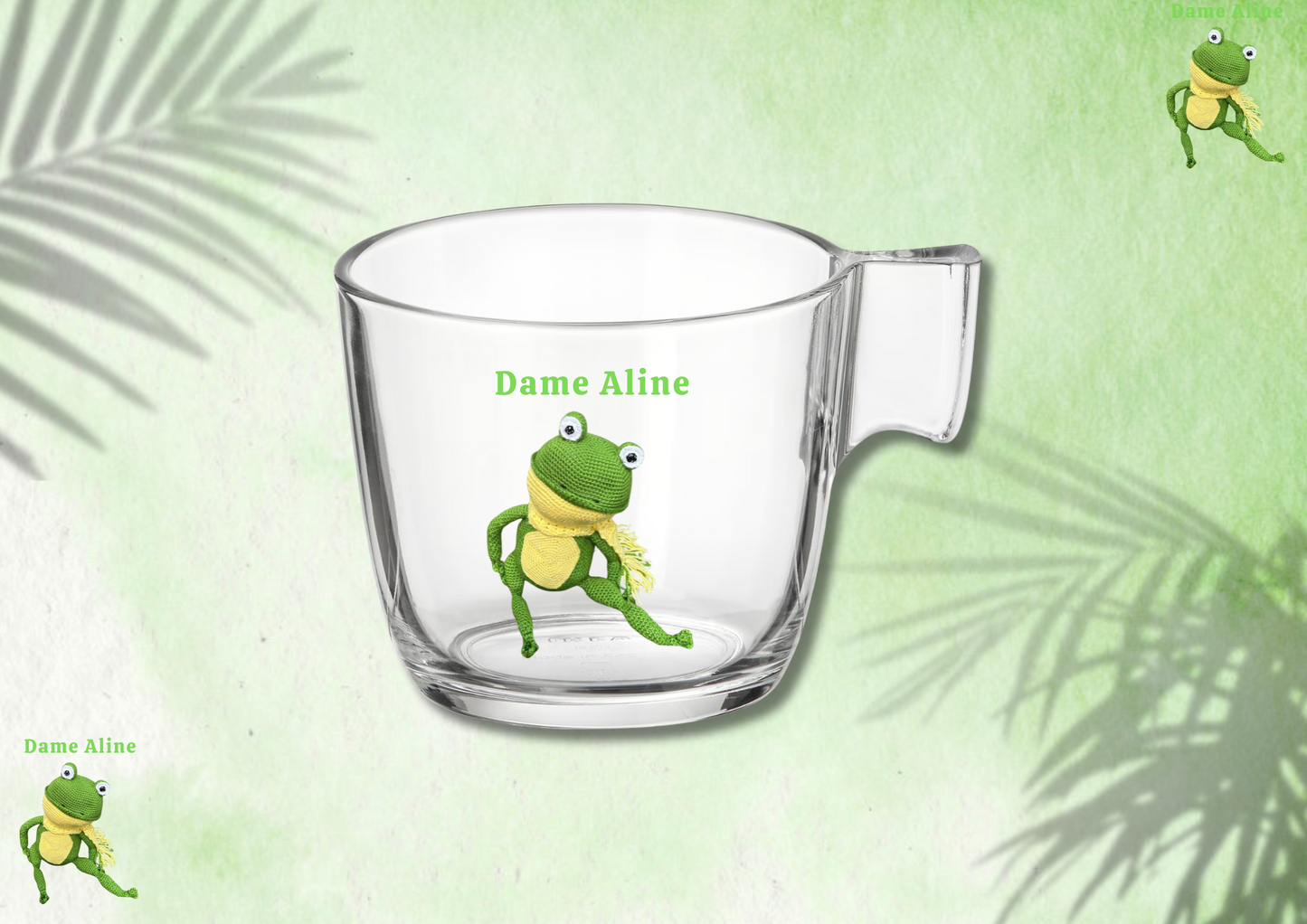 Tasse en verre 23 cl « Dame Aline »