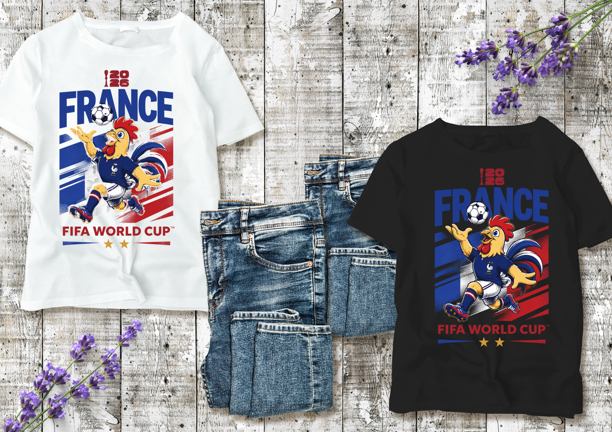 T-shirt France – Supporter Coupe du Monde ⚽🇫🇷
