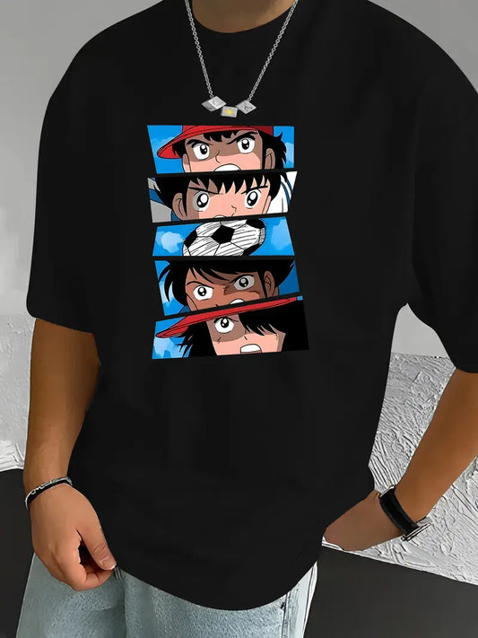 T-shirt Manga "Captain Tsubasa" – Visages de Légende