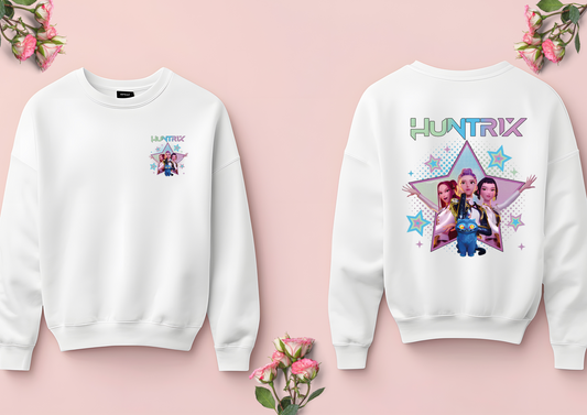 🌟 Sweat-shirt HUNTRX – Édition Pastel Pop