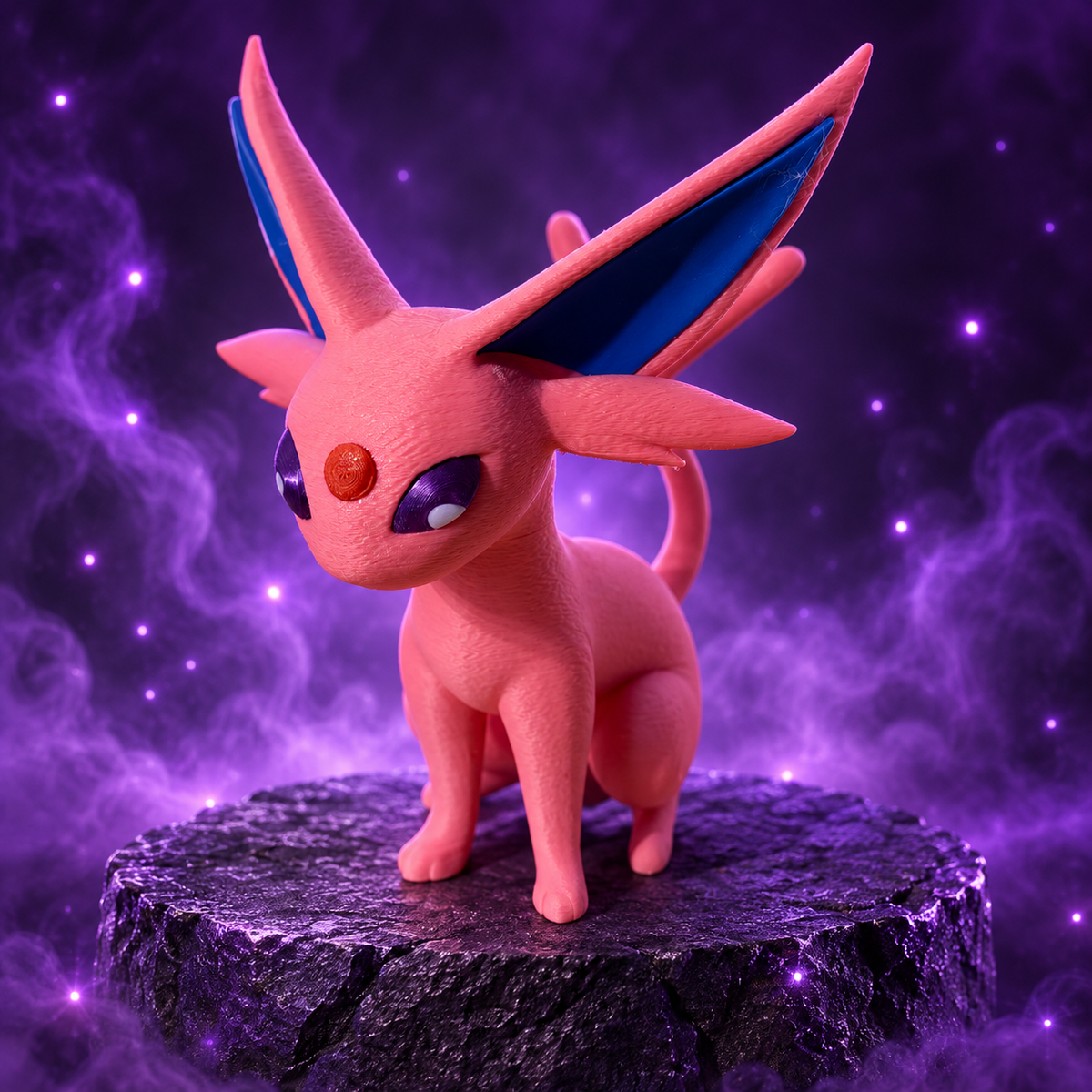 Figurine Espeon – impression 3D artisanale