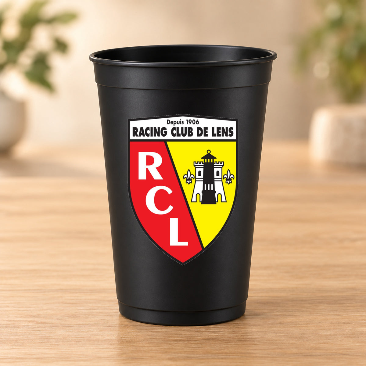 Gobelet noir Football - RC Lens