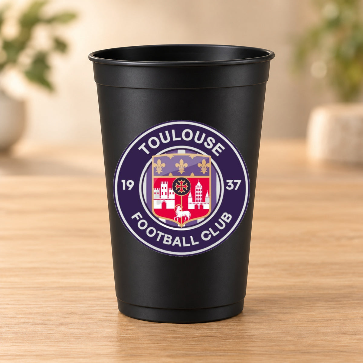 Gobelet noir Football - Toulouse FC