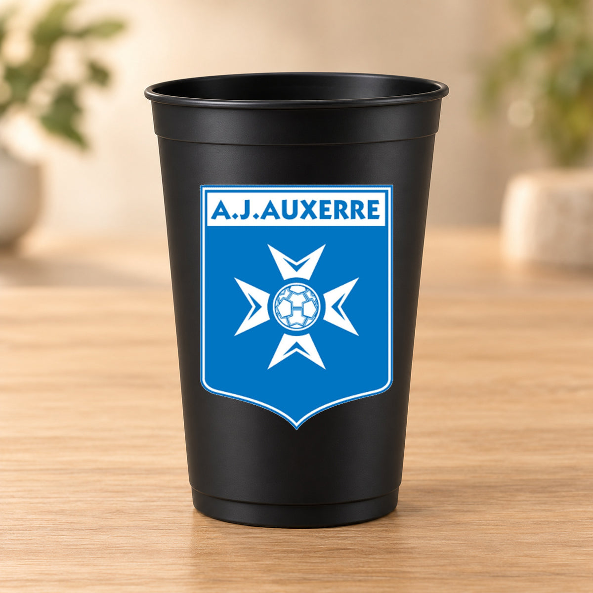 Gobelet noir Football - AJ Auxerre