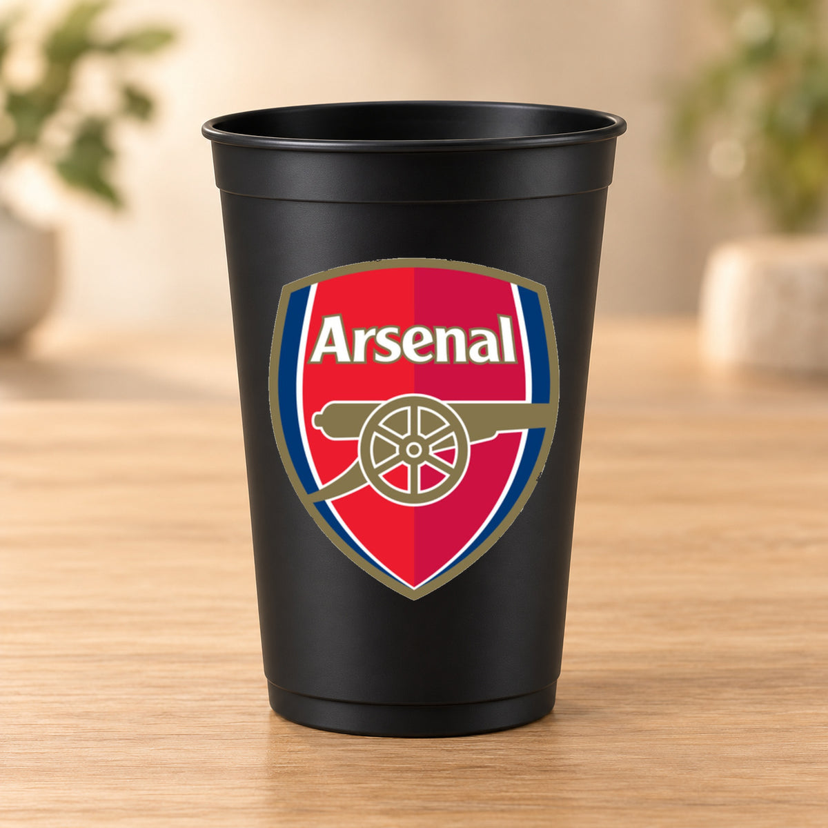 Gobelet noir Football - Arsenal