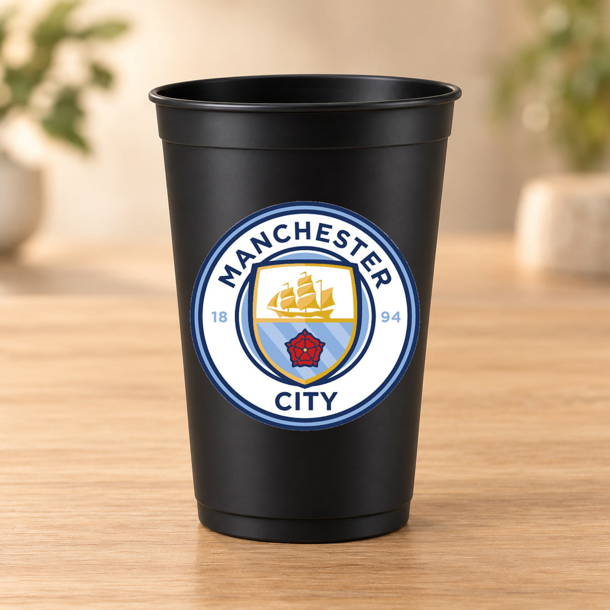 Gobelet noir Football - Manchester City