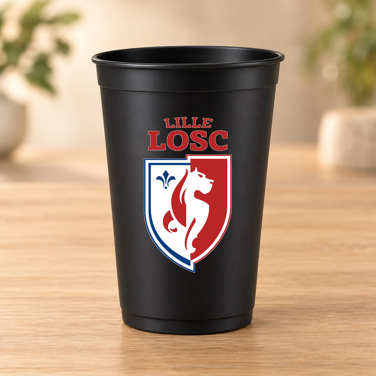 Gobelet noir Football - LOSC Lille