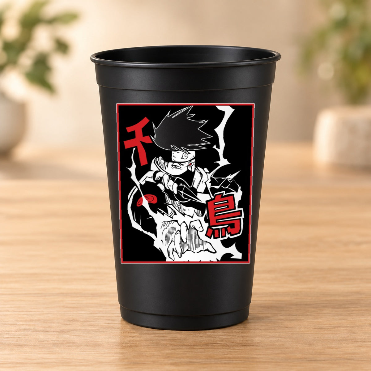 Gobelet Anime noir modèle 086